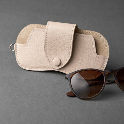 Classic Leather Neck Hanging Glasses Case