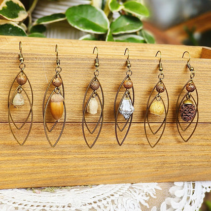 Vintage Bohemian Waterdrop Dangle Earrings for Women