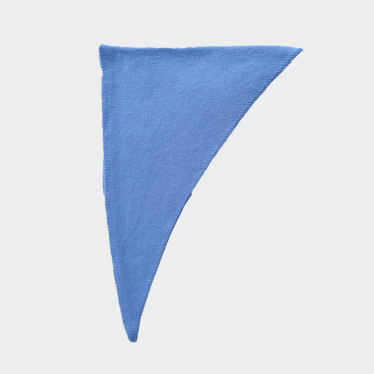 Hand Knitted Triangle Scarf Women Soft Rabbit Hair Wool Blend