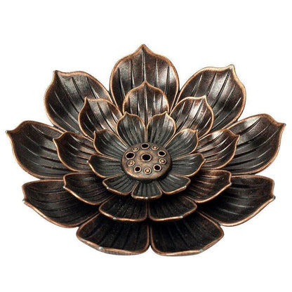 Alloy Lotus Incense Insert Miaolian 5 Holes Large Size Incense Holder Small Incense Burner