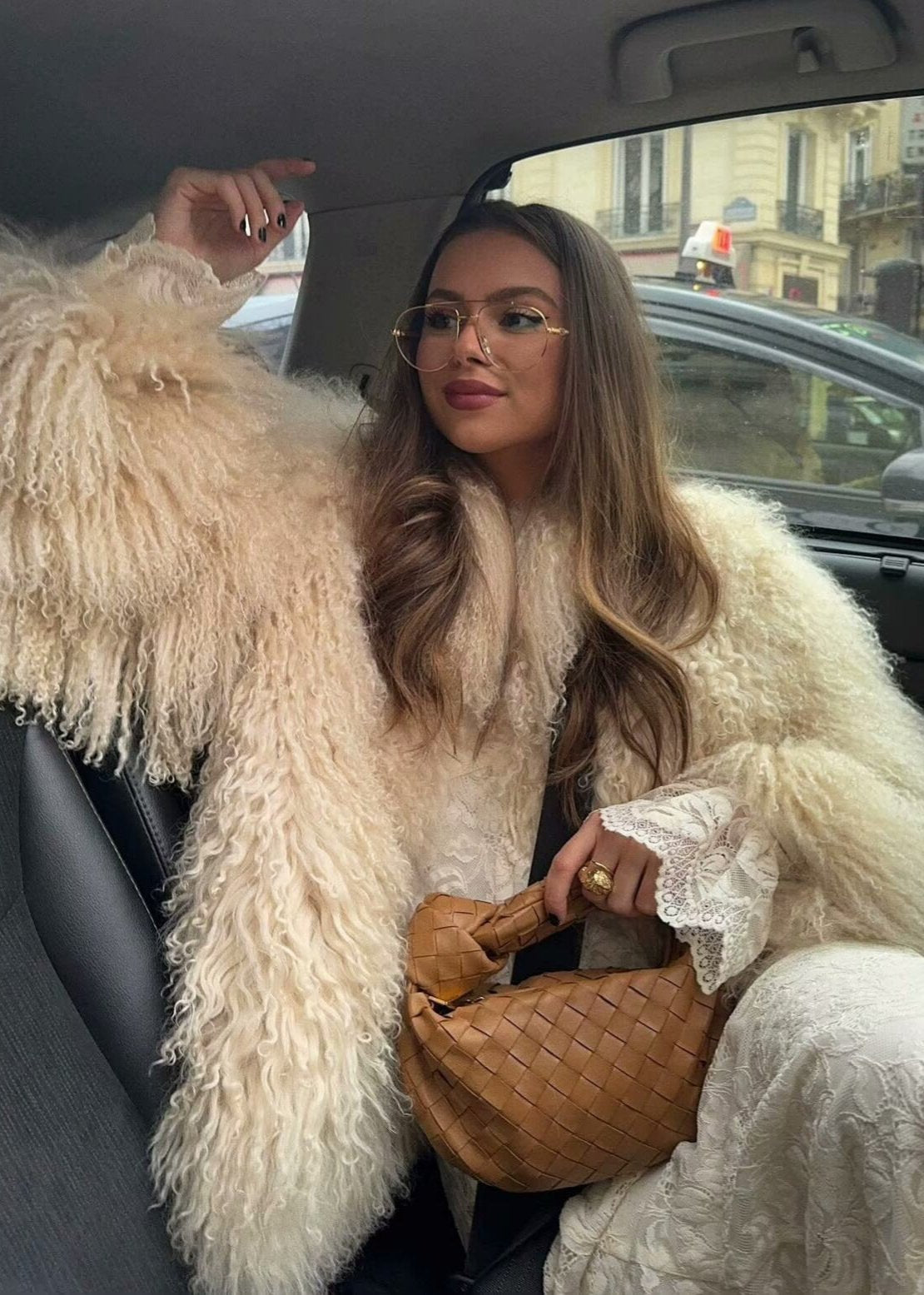 Faux Shearling Jacket Soft Textured Cozy Chic