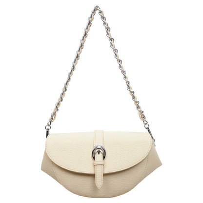 Fashionable Saddle Bag with Chain Strap