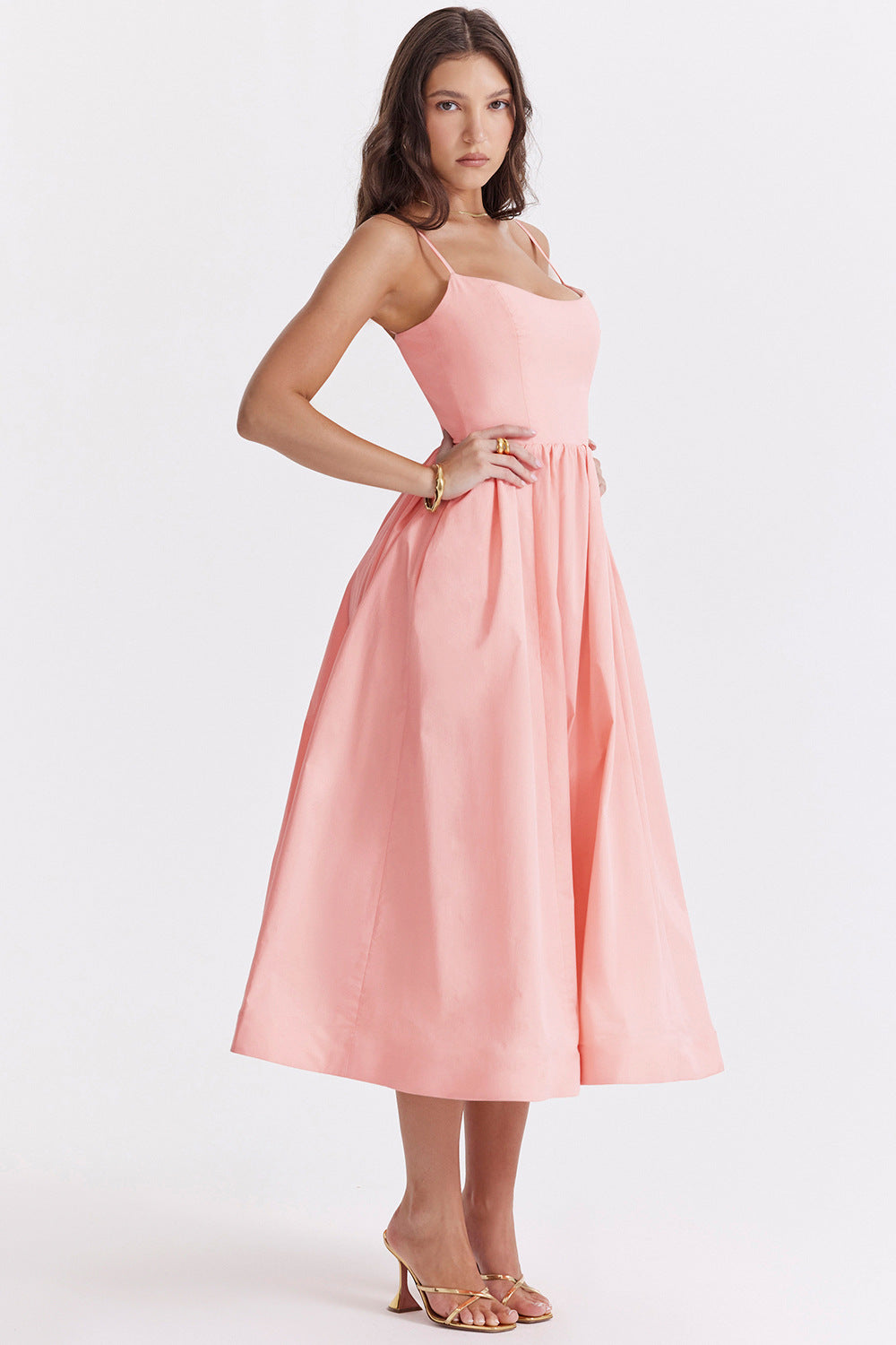Sexy Slim A Line Spaghetti Dress