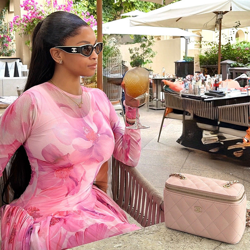 Color Block Bodycon Dress Comfortable Casual Maxi Dress