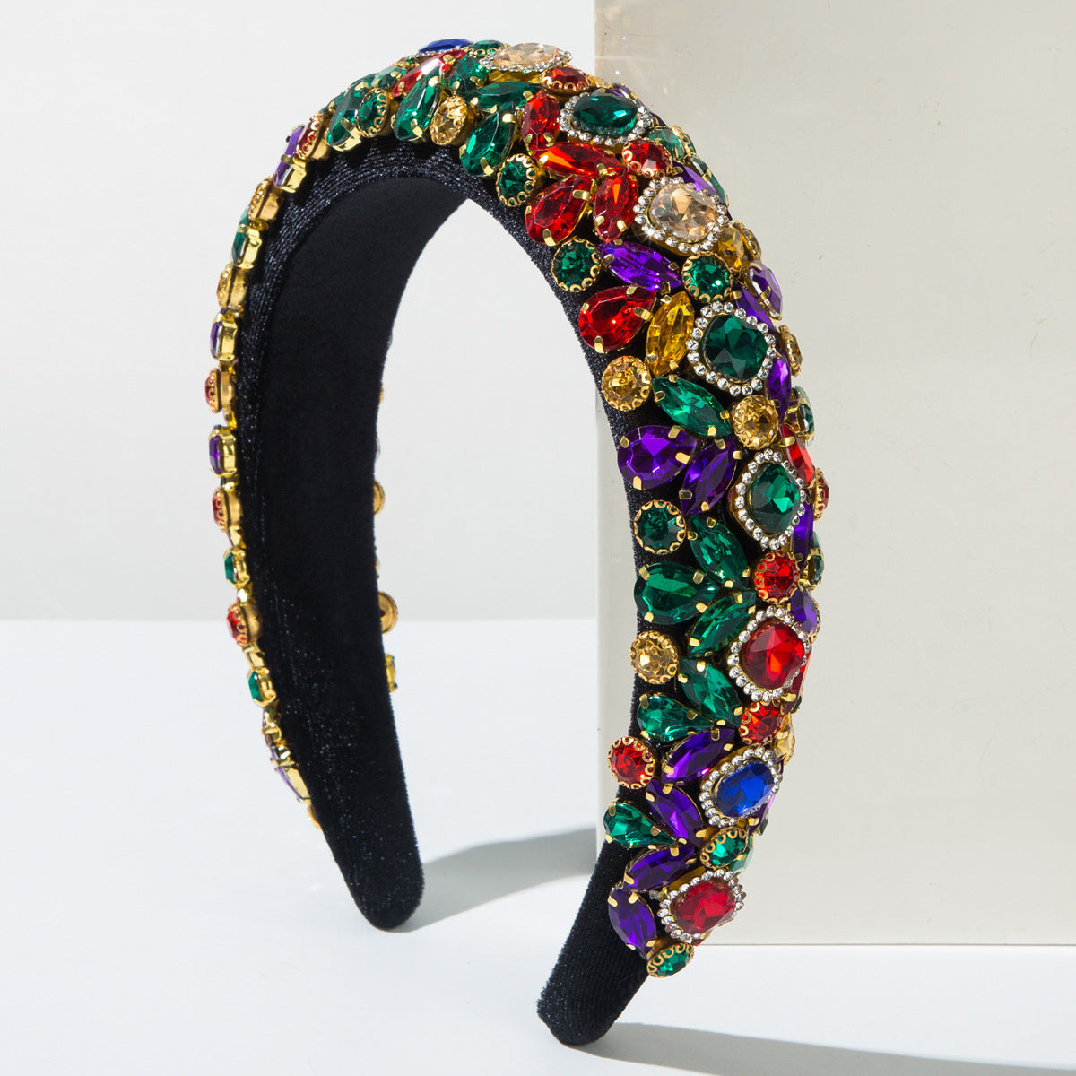 Baroque Wide Velvet Headband Vintage Elegant Hair Accessory