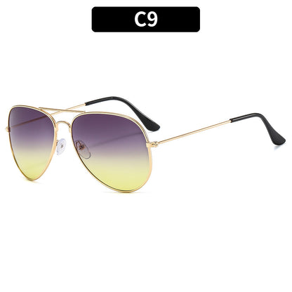 Retro Round Men's Sunglasses Classic Driving UV400 Protection