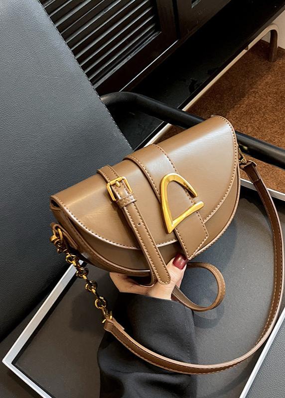 Half Moon Crossbody Bag High Quality PU Leather