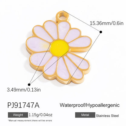 DIY Jewelry Accessories Stainless Steel Sun Shell Necklace