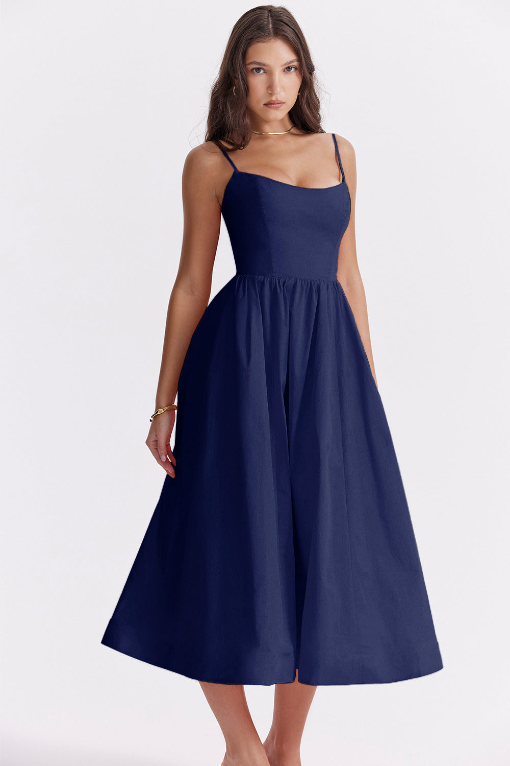 Sexy Slim A Line Spaghetti Dress