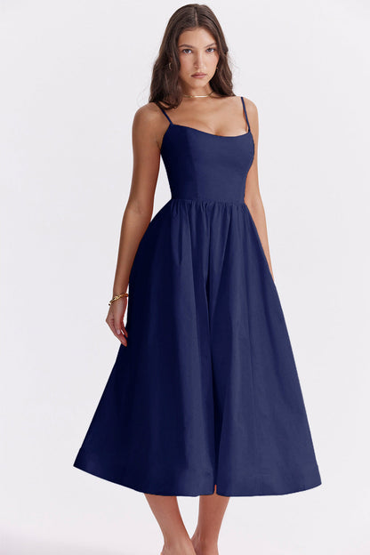 Sexy Slim A Line Spaghetti Dress