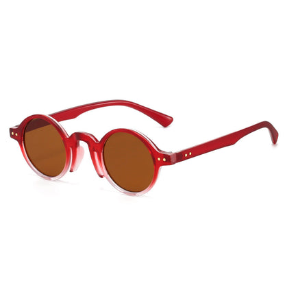 Round Frame Retro Sunglasses Stylish UV400 Protection