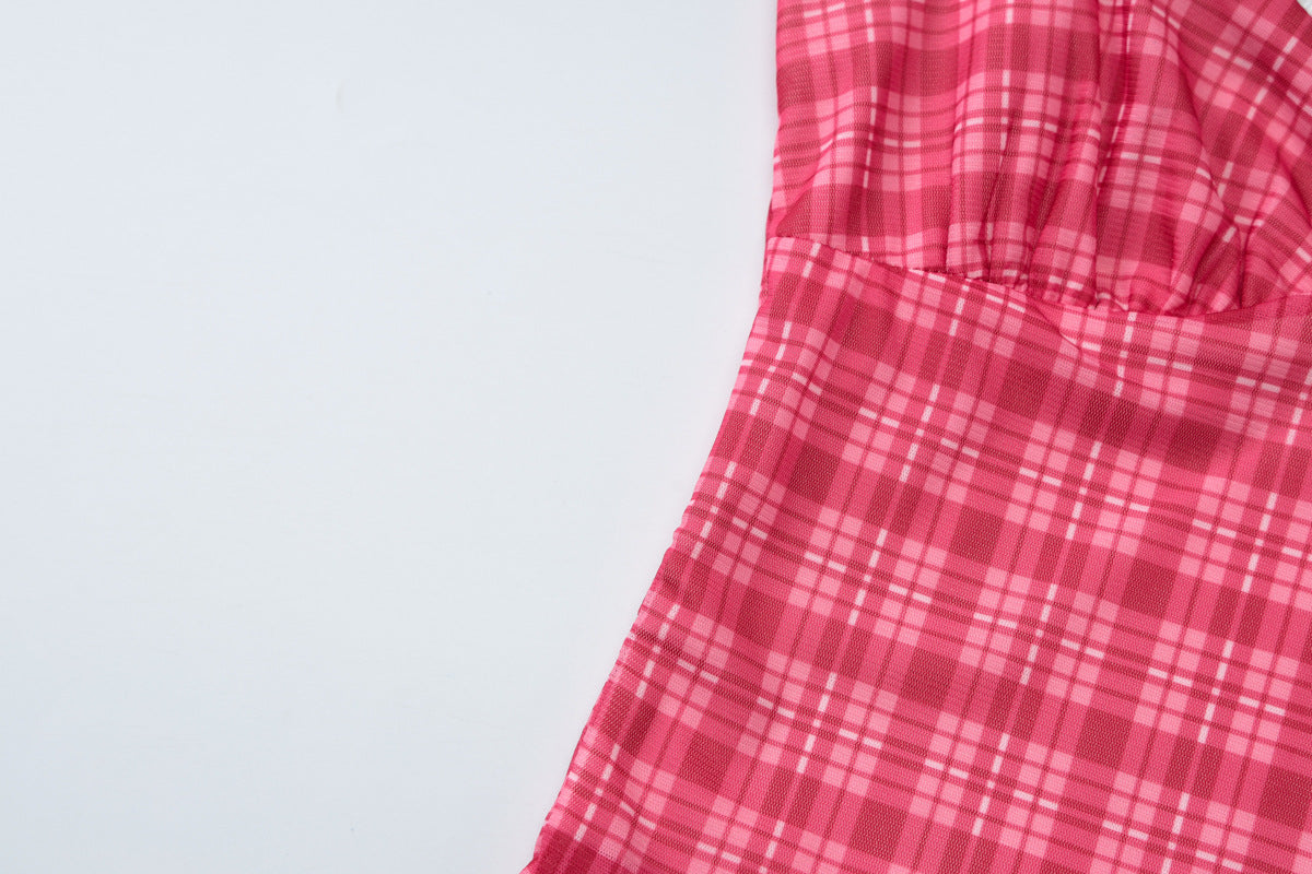 Color Block Pleated Sleeveless Vest Shorts Set