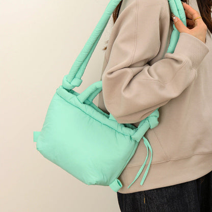 Lightweight Nylon Bucket Bag for Women