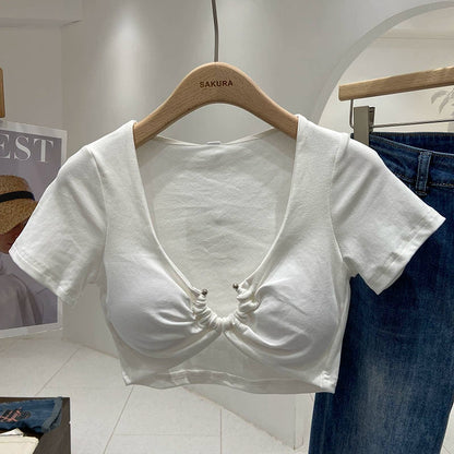 Vesty - Slim Fit Cropped T-Shirt
