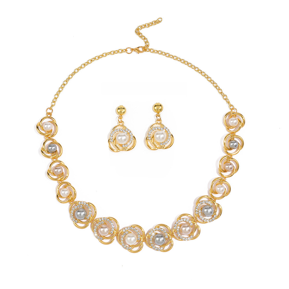 Fashion Pearl Necklace Set for Brides Elegant Accessories