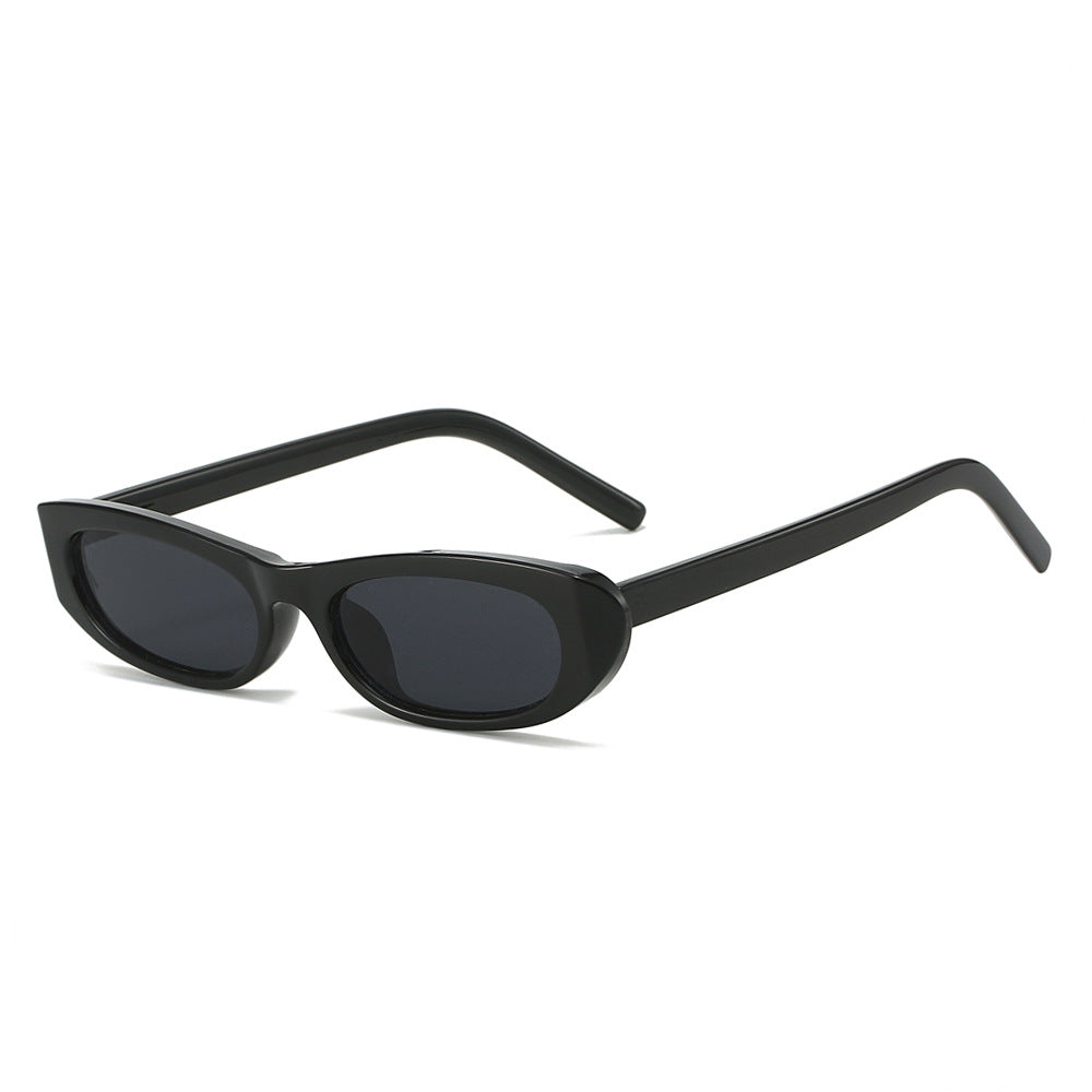 Cat Eye Narrow Frame Sunglasses Trendy UV400 Protection