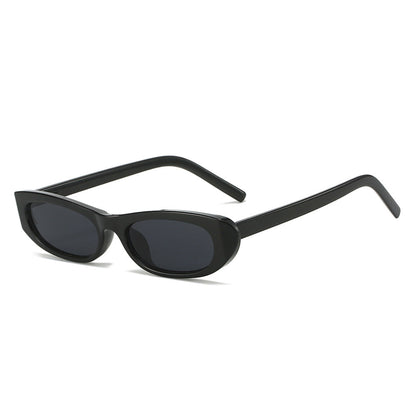 Cat Eye Narrow Frame Sunglasses Trendy UV400 Protection