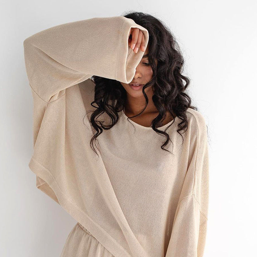 Simple Loose Casual Homewear Sets
