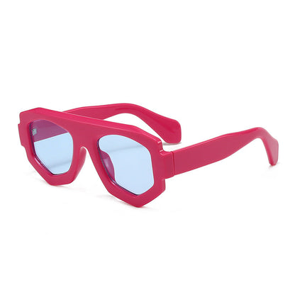 Geometric Cat Eye Sunglasses Trendy UV400 Protection