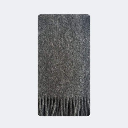 Alpaca Wool Blend Scarf for Women Soft Solid Color Winter Accessory