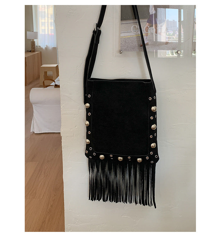 Bohemian Fringe Phone Bag Stylish Crossbody Purse
