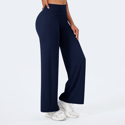 Y2K Straight-Leg Yoga Pants Comfortable Casual Trousers for Women