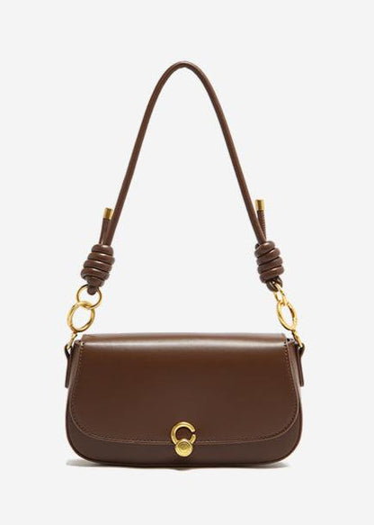 Shoulder Bag Ecofriendly PU Leather Knot Detail
