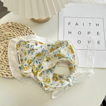Haila - Farmhouse Romantic Floral Headscarf