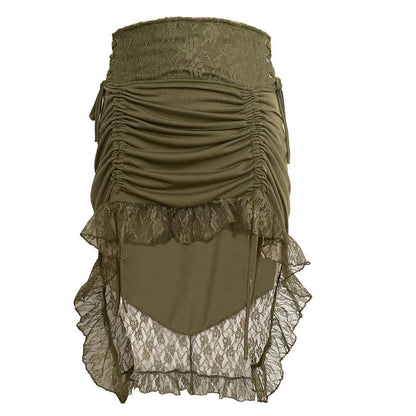 Irregular Lace Casual Skirt