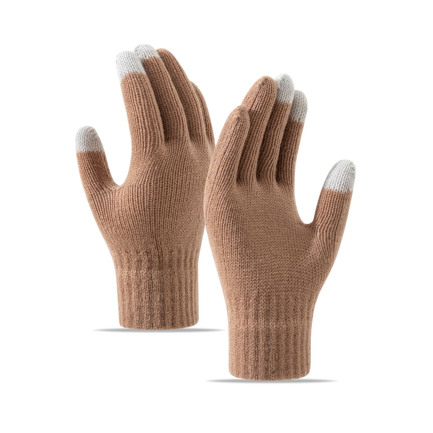 Touchscreen Winter Knitted Gloves for Cycling and Fitness
