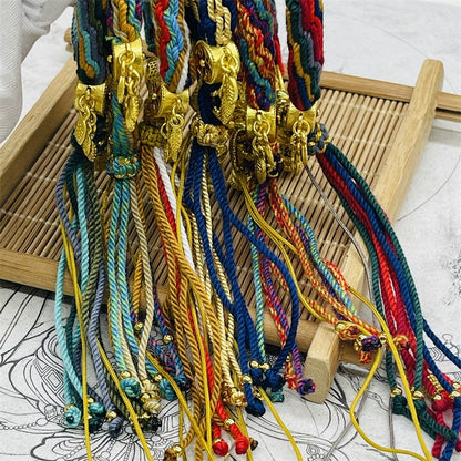 Tibet Hand-Woven Diamond Rope Hand Rope Bracelet Jewelry Gifts