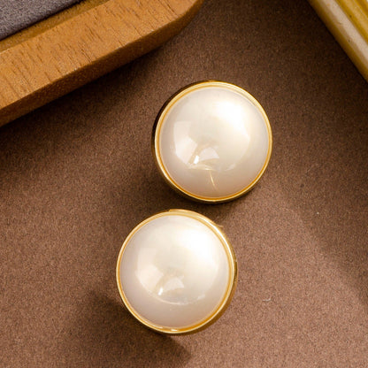 Elegant French-Inspired Pearl Earrings With Silver Pins