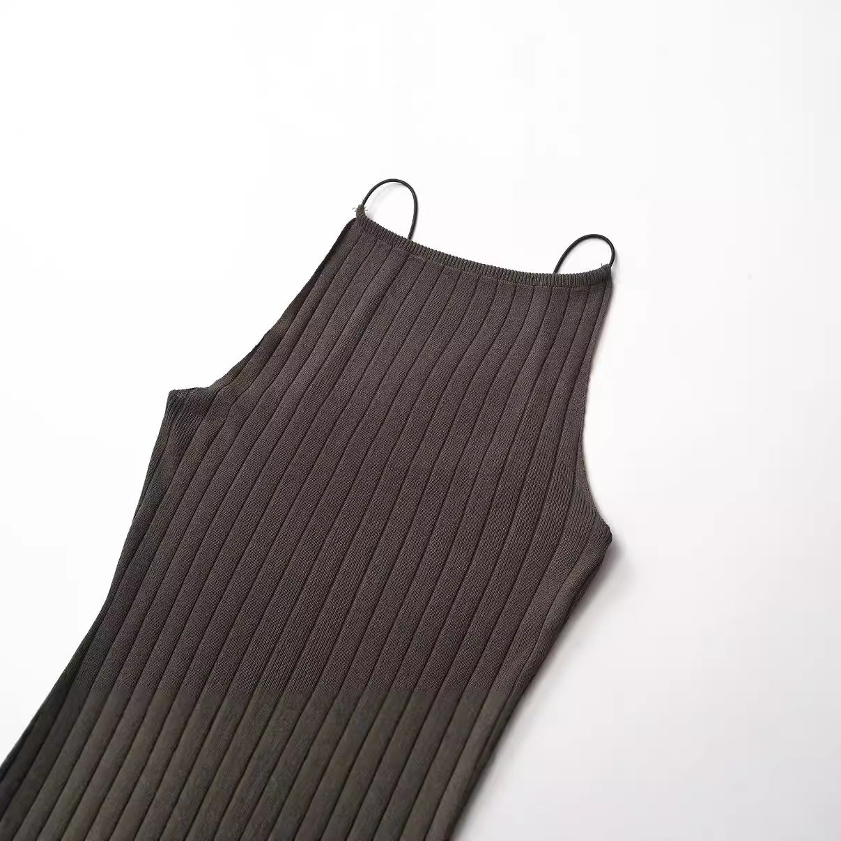 Sexy Solid Sleeveless Backless Bodycon Dress
