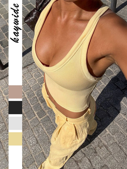 Y2K Sexy Slim Fit Tank Top for Women