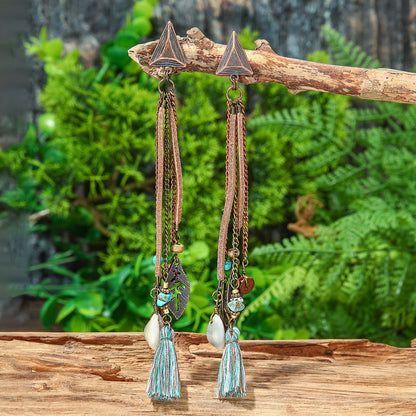 Vintage Geometric Earrings Set Bohemian Style