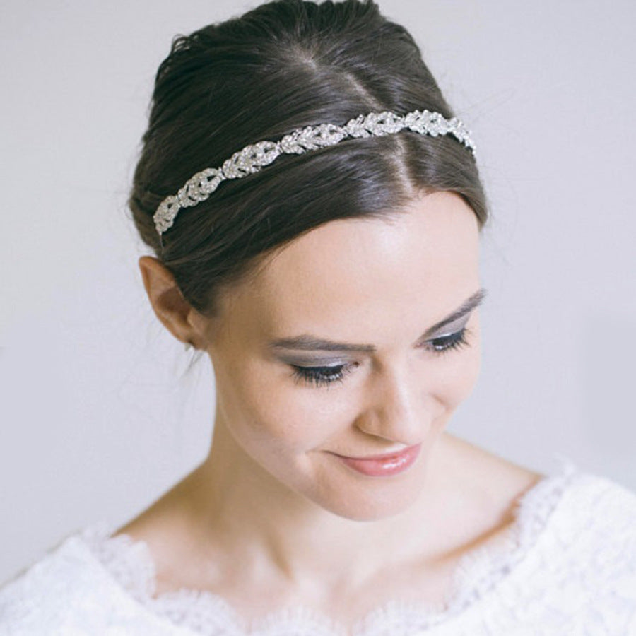 Trendy Rhinestone Crown Headband Fashion Accessories