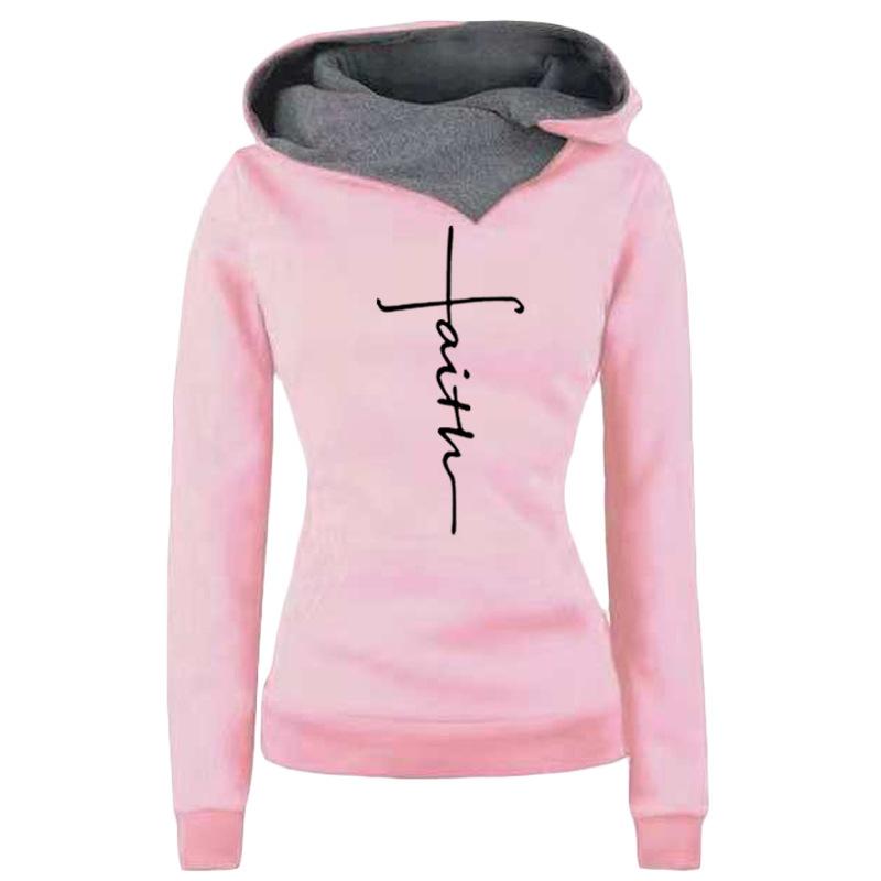 Lapel Pattern Embroidered Hooded Personalized Sweater Bottoming Shirt
