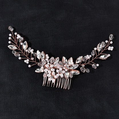 European Style Pearl Hair Comb Bridal Accessory