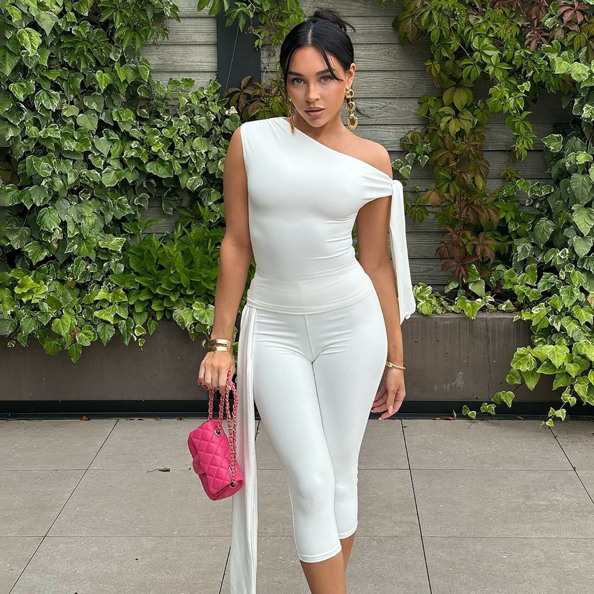 Women's Trendy Street Style Sleeveless Tops and Shorts Set