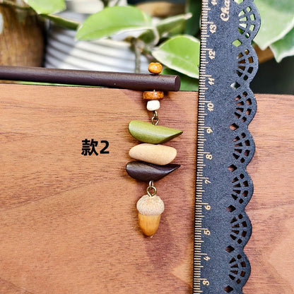 Vintage Leaf Hairpin Handmade Alloy Hair Accessories
