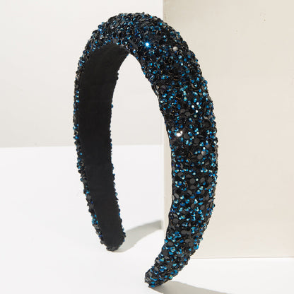 Dopamine Color Crystal Headband for Women - Chic and Versatile Hair Accessory