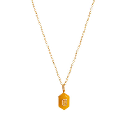 Trendy Rhinestone Waterdrop Pendant Chain Necklace