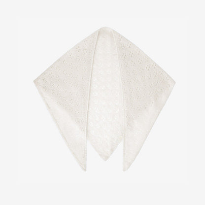 100% Pure Wool Triangular Scarf Women's Knit Winter Scarf