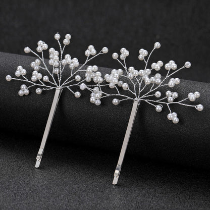 Starry Pearl Hair Clips Set of 2