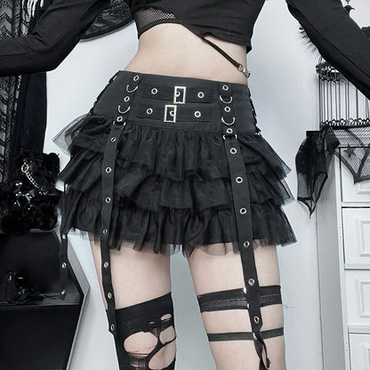 Black Cake Skirt Sexy Slim Fit for Trendy Casual Wear