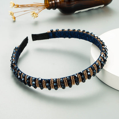 Handcrafted Beaded Headband Stylish Daily Hair Accessory