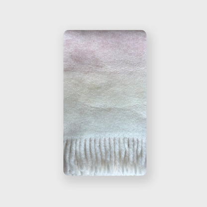 Gradient Wool Blend Scarf Women's Thick Warm Stylish Neck Wrap