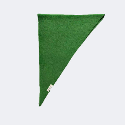 12 Color Selection 100% Wool Knitted Triangle Scarf for Women