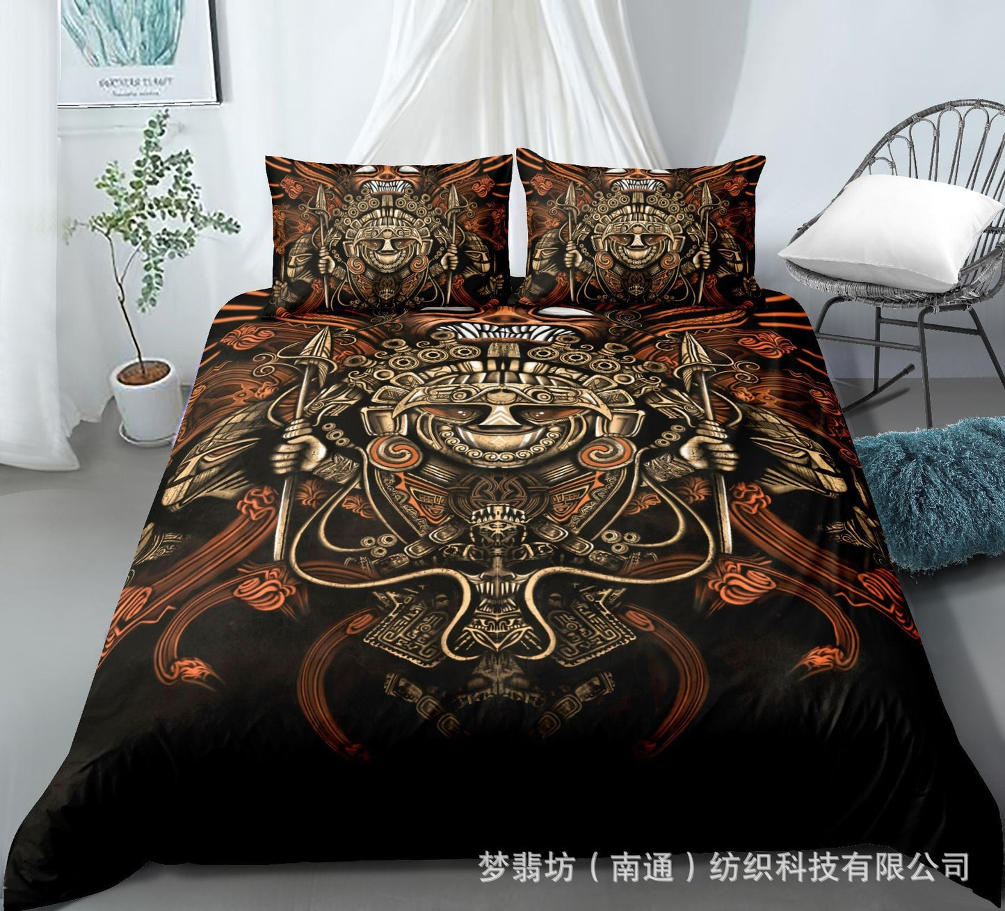 Selling 3D Printed Bohemian Bed Indian Pattern 2Pcs/3Pcs Set