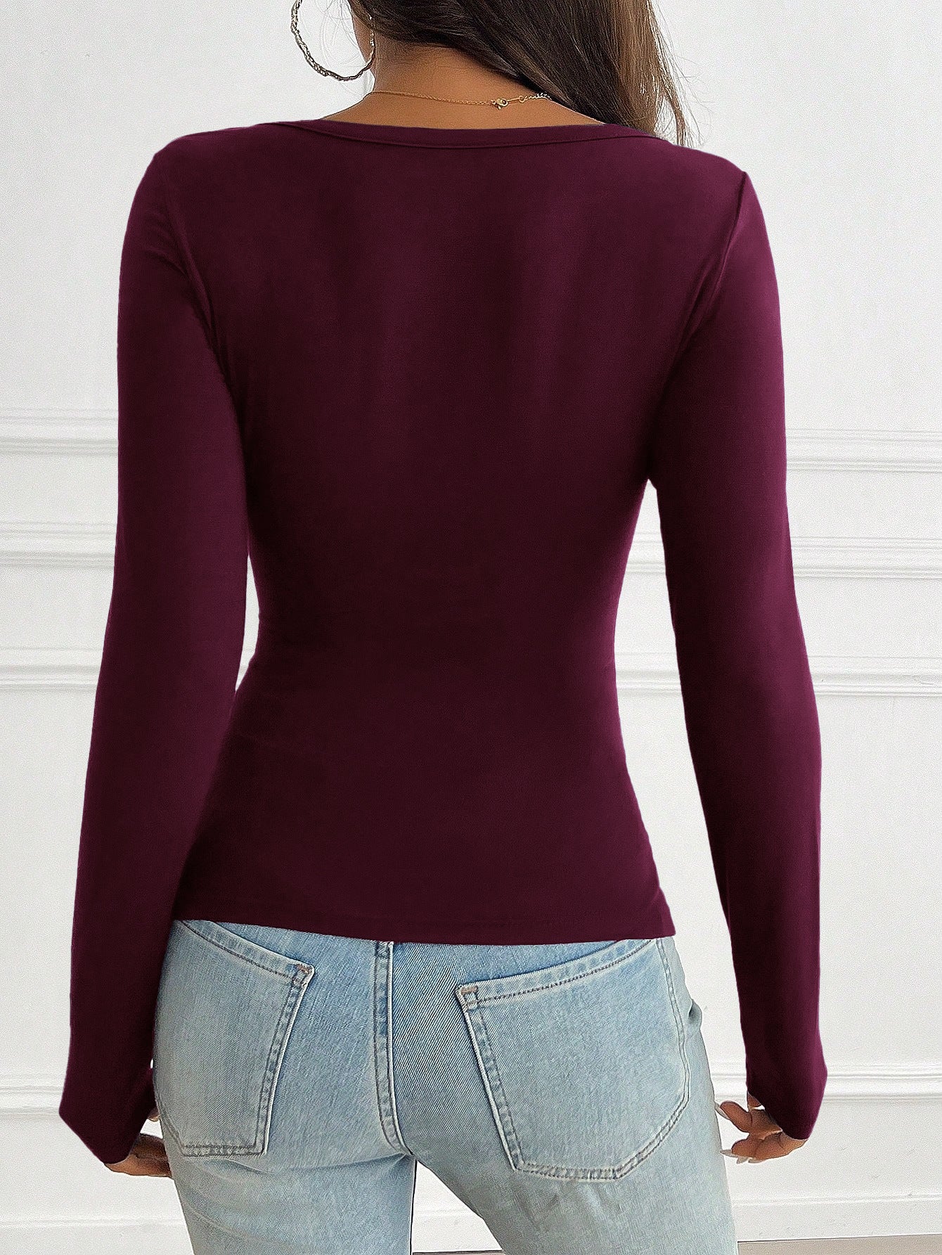 Y2K Style Long Sleeve T-Shirt for Women